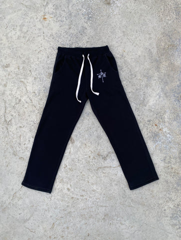 Black Esenciales Sweatpants