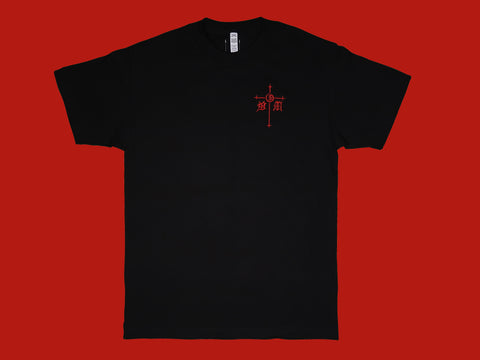 Black “ rojo “ Tee